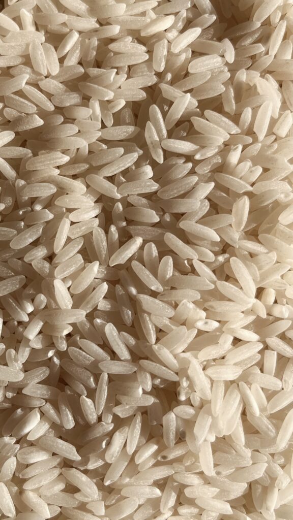 El intimidante arroz blanco